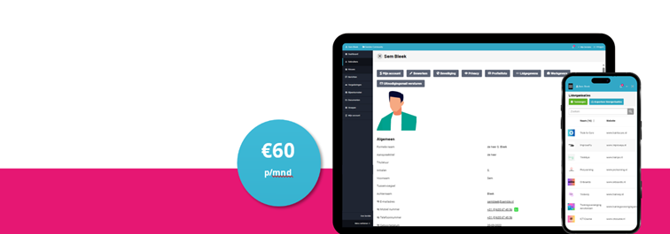 Footer - ledenadministratie Semble